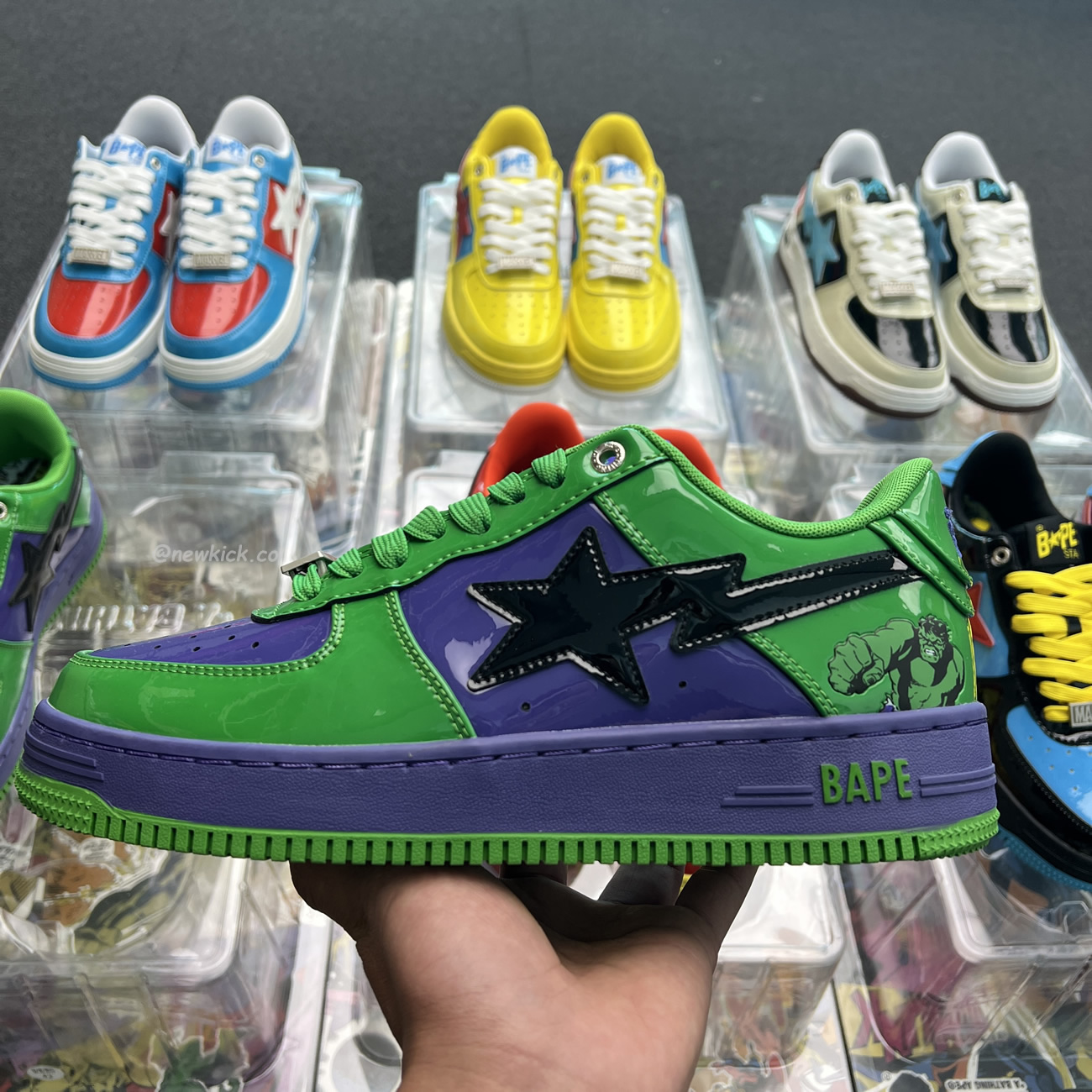 A Bathing Ape Bape Sta Marvel Comics Rocket Raccoon Thor Hulk Captain America Black Widow Iron Man  2022 (33) - newkick.vip